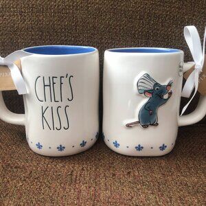 NWT Rae Dunn Disney Ratatouille Mug "Chef's Kiss"